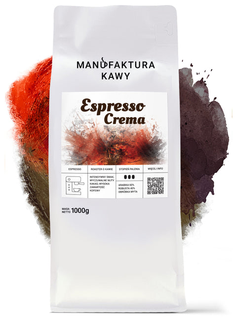 Espresso Crema 1kg Kawa Świeżo Palona