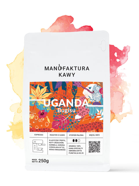 Uganda Bugisu Kawa Świeżo Palona