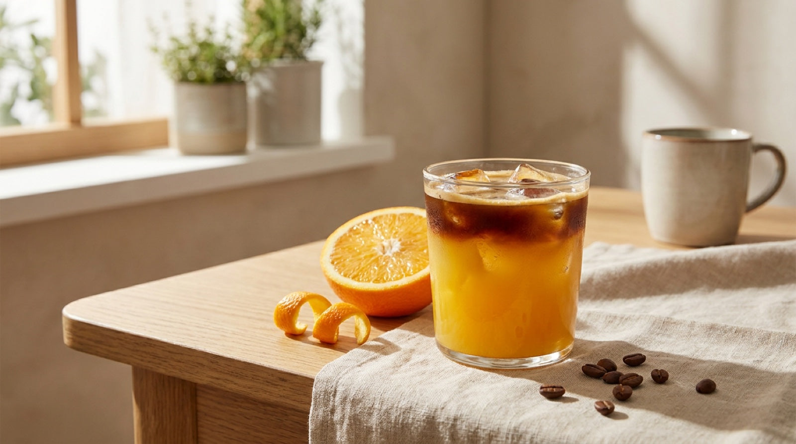 Etiopia Yirgacheffe Idido, jasno palona kawa do orange espresso z sokiem pomarańczowym