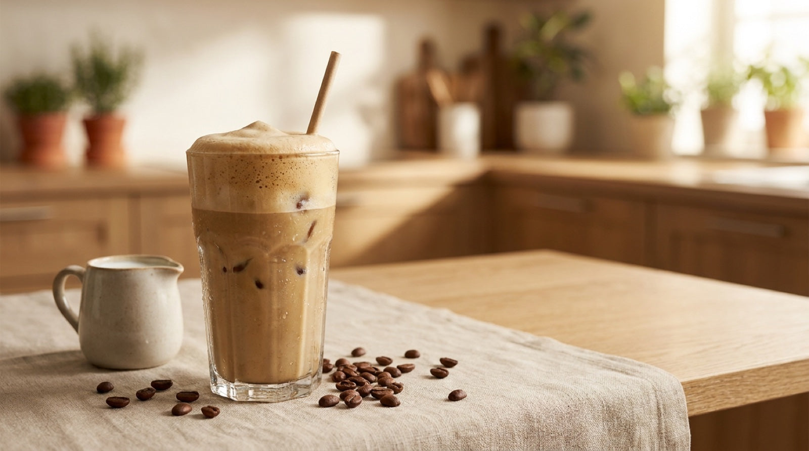 Espresso Crema 1 kg, świeżo palona kawa do frappe ze świeżego espresso