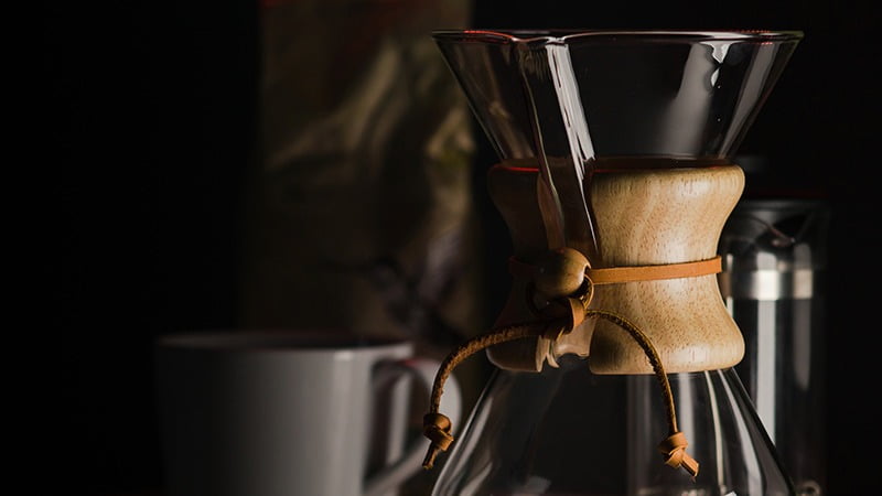 Chemex, kawa z laboratorium