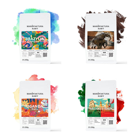 Zestaw Startowy Espresso - 4 kawy po 250g